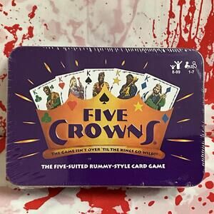 FIVE CROWNS Five-Suited Rummy Style Casual Card Game New